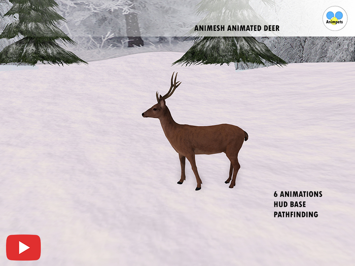 AP006 Animpet Animes Deer With 6 Animations