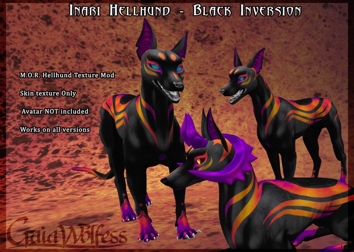 [GWI] Hellhund Texture - Inari Black Inversion