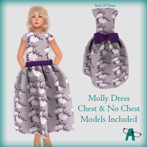 {-A-} Molly Dress - Violet