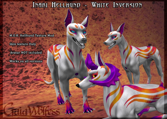 [GWI] Hellhund Texture - Inari White Inversion Texture HUD