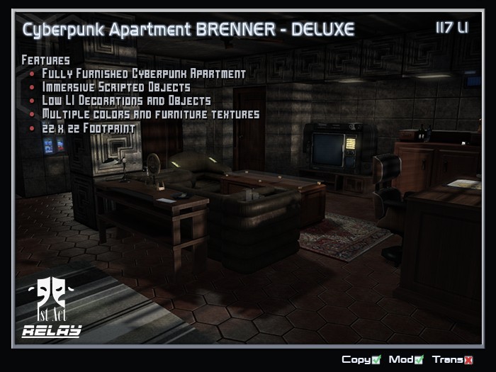 [1A] - Cyberpunk Apartment BRENNER DELUXE