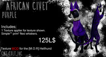 Cat Cult Inc. Hellhund Civet Purple [Boxed]