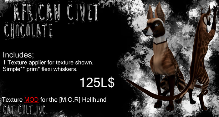 Cat Cult Inc. Hellhund Civet Chocolate [Boxed]
