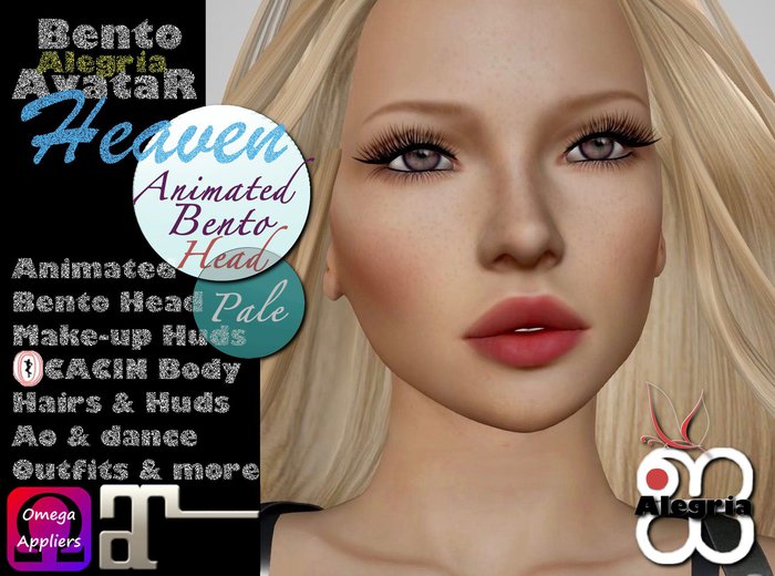 Alegria Heaven II bento avatar tone 1 pale