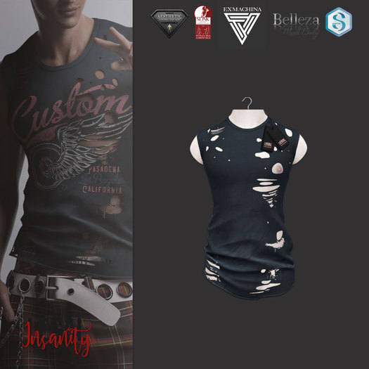 Legal Insanity - Reed blue tshirt