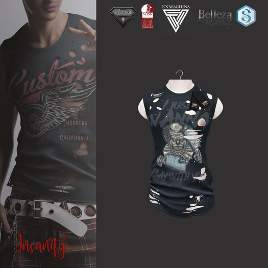 Legal Insanity - Reed blue * PLAY tshirt