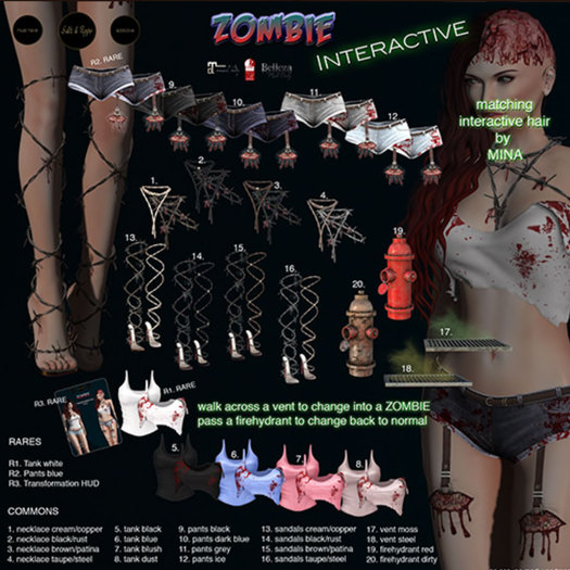 13. S&P Zombie sandals cream/copper Lara (rez to unpack)