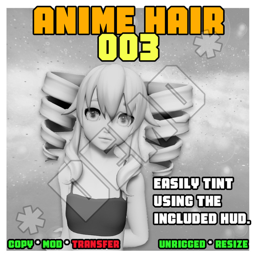 Anime Hair - Black Sister *DEMO*