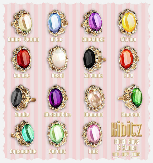 Kibitz - Clitch ring - peridot