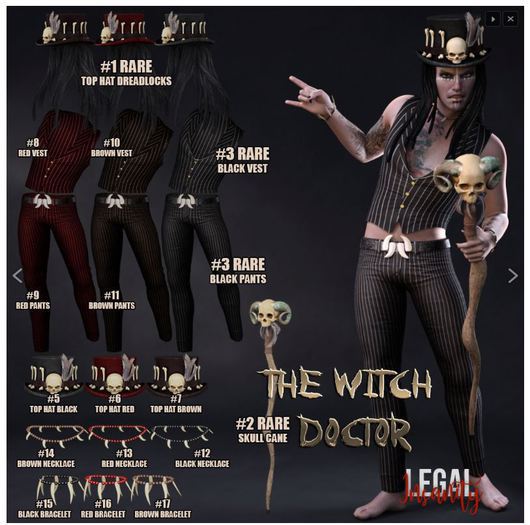 Legal Insanity - TWD* #06 Top Hat Red