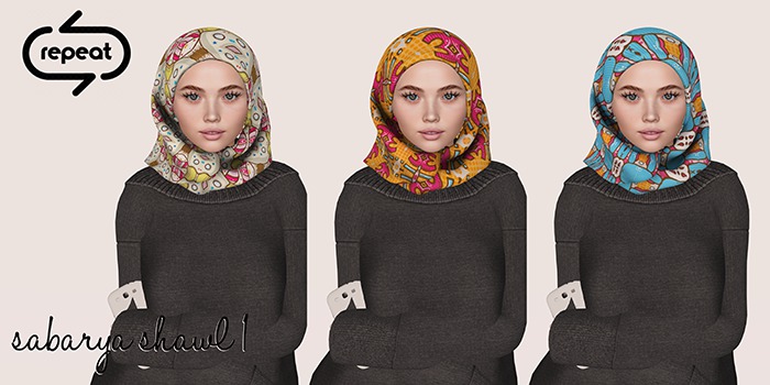 ALDEENA HIJAB : SABARYA SHAWL 1