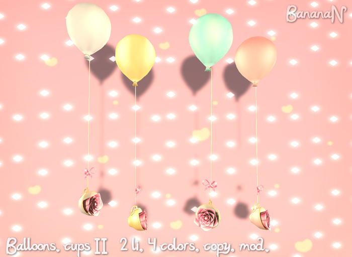 ♥️ Celebration -  Balloons/cups/roses  