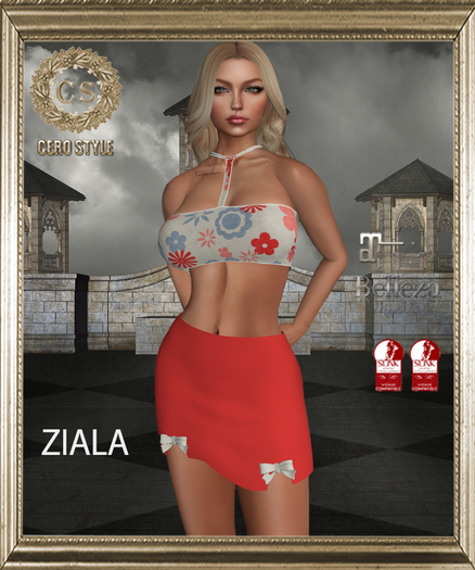 CERO STYLE Ziala Outfit Reds
