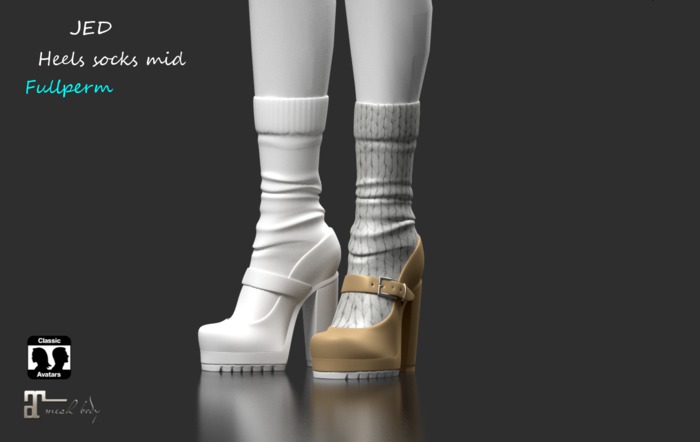 Heels mid Maitreya & classic Fullperm 128