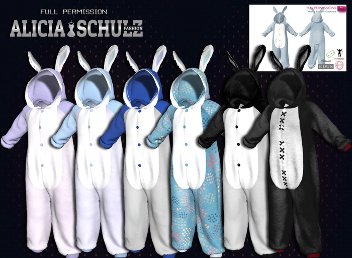 [Alicia Schulz] Texture for MI962265 Men's Rabbit Costume FITME