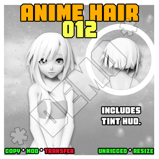* DEMO * Anime Hair - 012