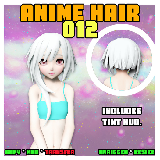 Anime Hair - White Sister Rom