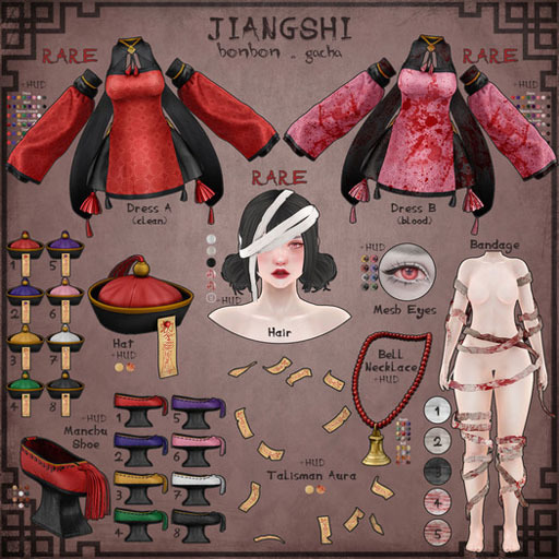 bonbon - jiangshi - manchu shoe 6 [maitreya]