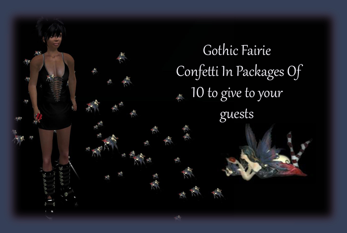 Cherry Hills Gothic Fairy Confetti *CHB*