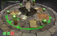 [MF] Mesh Demonic magic pentagram with animated flame (boxed)