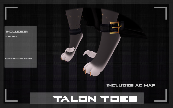 [M.C] RETIRED: Talon Toes (MESH)