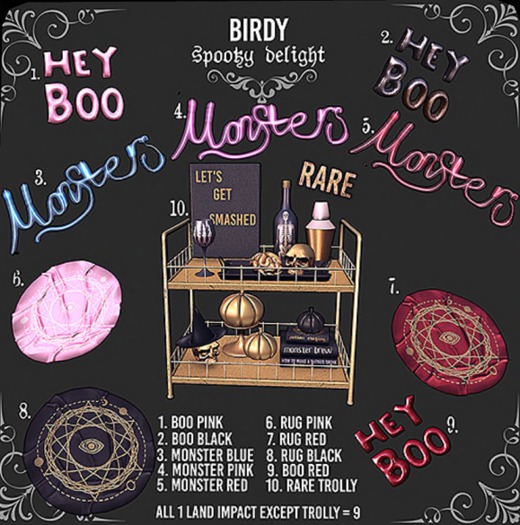 9.Birdy - Spooky Delight - Boo Red