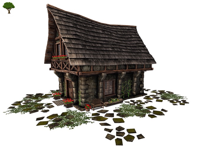 ~ xantes ~ Medieval House Fortuna (wear to unpack) BOX