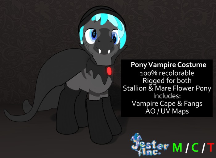 [Jester Inc.] Pony Vampire Costume! - BOXED