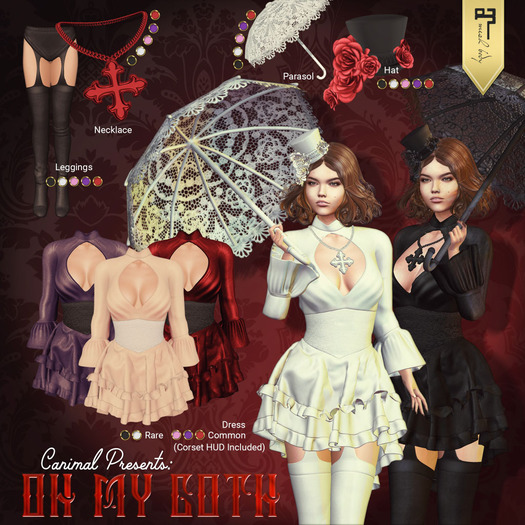 [Canimal] Oh My Goth Necklace - Red