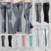 Razor/// Devo Jeans - Studs - ISIS - Stonewash