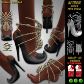 SPIDER SHOES - SLINK PHYS & HOURGL - MESH - FULL PERM