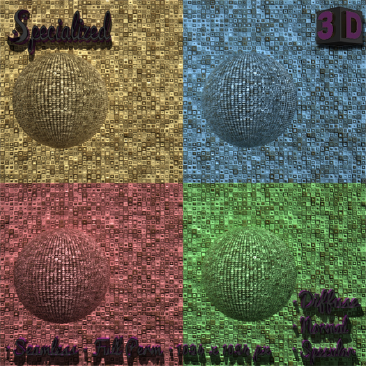 Specialized Textures Full Perms 3D Retro 