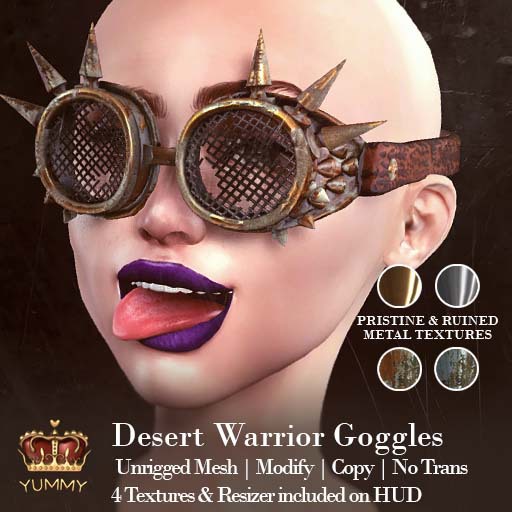 (Yummy) Desert Warrior Goggles - Fatpack