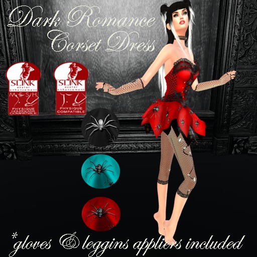YGTL - SLINK - DARK ROMANCE CORSET DRESS 