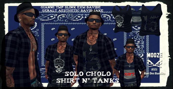 [[Mooze]] Solo Cholo Shirt n' tanks