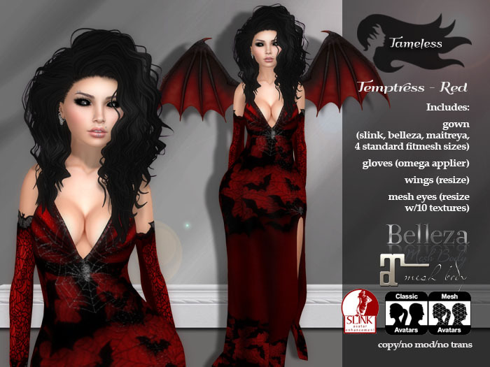Tameless Temptress - Red - Halloween