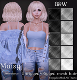 {Limerence} Maisy hair-B&W