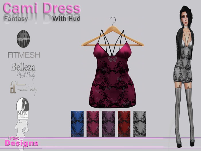 Cami Dress With Hud Fantasy