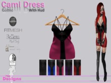 Cami Dress With Hud Gothic