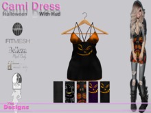 Cami Dress With Hud Halloween