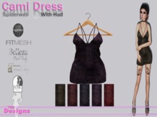 Cami Dress With Hud Spiderweb