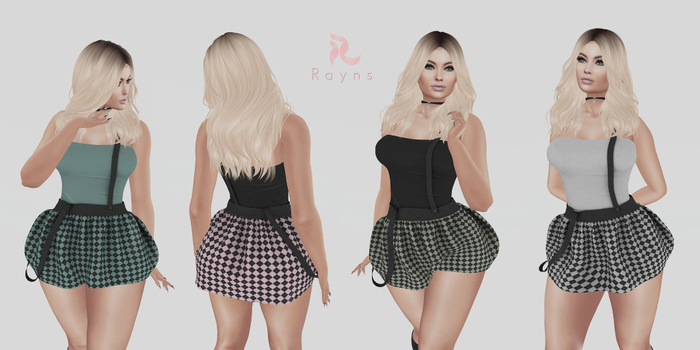 Rayns - No18 Checkdress COLORPACK