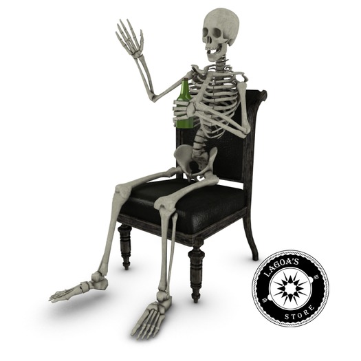 14._Haunted Bar_Chair  & Skeleton (REZZ)
