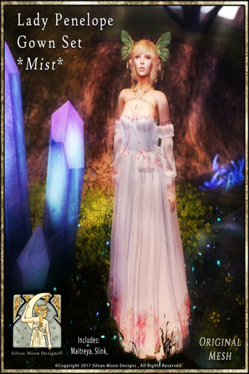 !!!SMD!!!Lady Penelope Gown Set-Mist