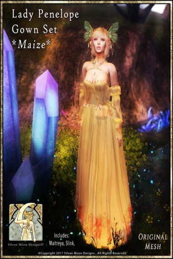 !!!SMD!!!Lady Penelope Gown Set-Maize