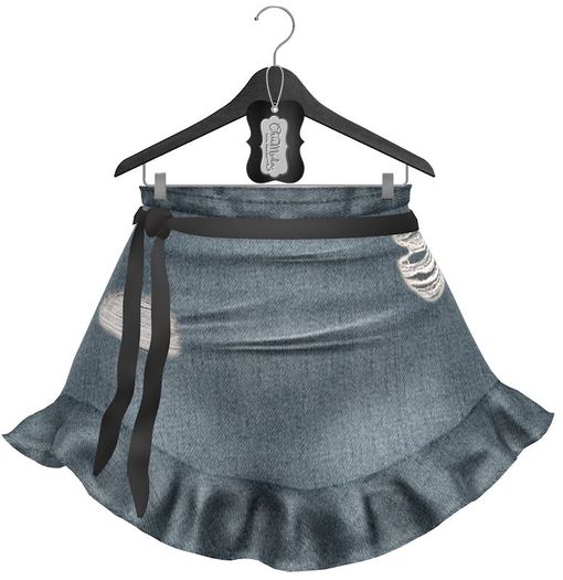ChicModa // Emma Denim Skirt // Mid Washed (Add Me)