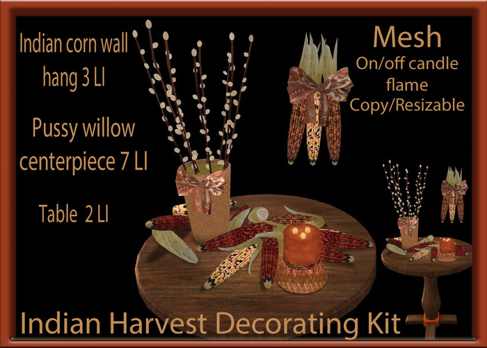 Indian Harvest Decorating Kit