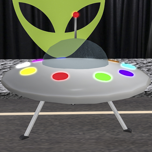 Mesh Flying Saucer Tip Jar