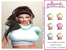 ::Sweet Intoxication:: Olivia Crop Sweater - Ombre FatPack