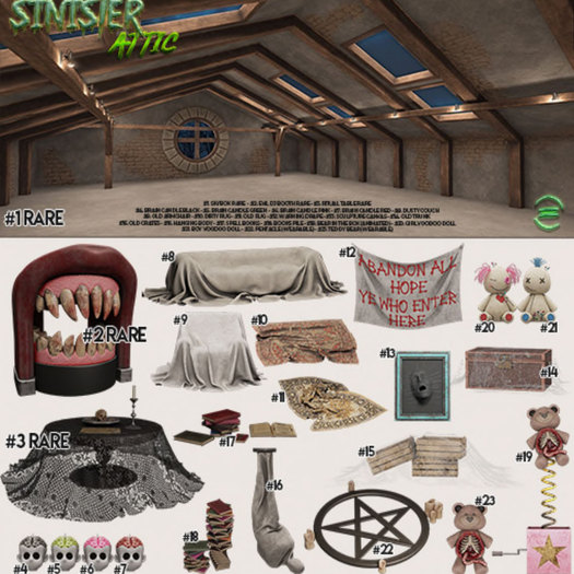 EQUAL - Sinister Attic - Skybox #1 RARE
